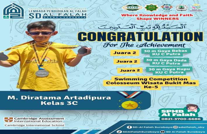 Juara 2 Swimming Competition Colosseum Wisata Bukit Mas Ke-5