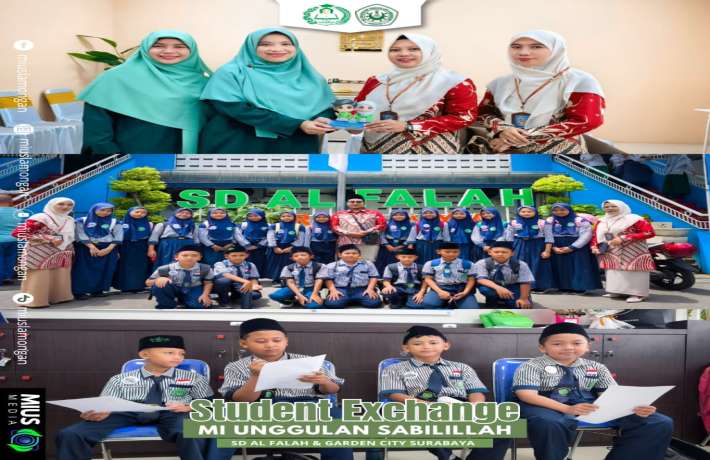 Students Exchange MI Unggulan Sabilillah Lamongan dan SD Al Falah Darmo Surabaya