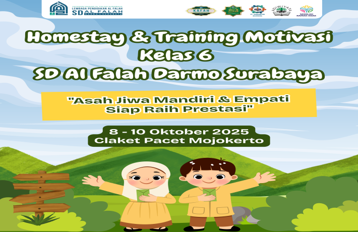 Homestay & Training Motivasi Kelas 6 SD Al Falah Darmo Surabaya 