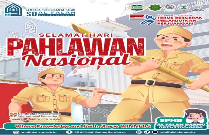 SD Al Falah Darmo Surabaya Peringati Hari Pahlawan Nasional
