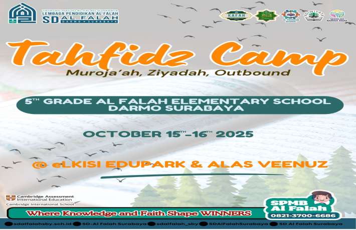 Tahfidz Camp Kelas 5 SD Al Falah Darmo Surabaya 