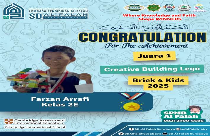 Juara 1 Creative Building Lego Brick 4 Kids 2025